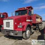 DUMP TRUCK, 1994 KENWORTH T-800, CAT 3406, EATON-FULLER MT, 12YD COLUMBIA BOX