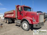 DUMP TRUCK, 1996 KENWORTH T800B, CUMMINS N14-435E ENGINE, EATON MANUAL TRANSMISSION, 12 YD BED