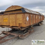 FUEL SKID, 30FT DECK, 2EA 2500GAL TANKS, BUILT IN CONTAINMENT, SKI MOUNTED. BUYER MUST LOAD