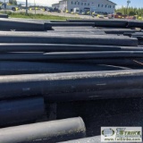 1 ASSORTMENT. HDPE PIPE, PLEXCO 12IN, VARIOUS LENGTHS, MOSTLY 40FT, APPROX 80 PIECES