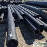 1 ASSORTMENT. HDPE PIPE, VARIOUS DIAMETERS, INCLUDING: 8IN, 10IN, VARIOUS LENGTHS, UP TO 32FT, APPRO