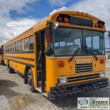 BUS, 1992 BLUEBIRD,CUMMINS DIESEL, AUTOMATIC TRANSMISSION, 69 PASSENGER, WITH HANDICAP LIFT