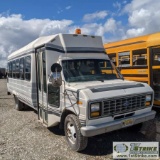 BUS, 1989 FORD E-350 ELDARADO, DIESEL, DUALLY, 24 PASSENGER