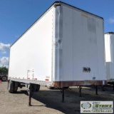 SEMI VAN TRAILER, 1984 COMET, 28FT STEEL, AND ALUMINUM CONSTRUCTION, SINGLE AXLE