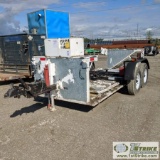 BARRICADE TRAILER, 2004 DELTA SCIENTIFIC MODEL MP5000, 12V ELECTRIC, HYDRAULIC PUMP, TANDEM AXLE
