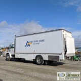 TOOL TRUCK, 2002 FREIGHTLINER FL70, CUMMINS ISB225, AUTO TRANS, RWD, 22 FT BOX WITH WALK THROUGH CAB