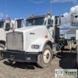 SEMI TRACTOR, 2014 KENWORTH T800, CUMMINS ISZ15.450, EATON FULLER TRANSMISSION, DAY CAB, AUX POWER U