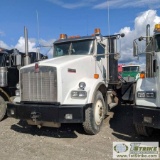 SEMI TRACTOR, 2011 KENWORTH T800, CAT C15 ACERT, EATON FULLER TRANSMISSION, DAY CAB, REAR LOCKERS, A