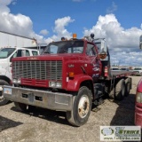 ROLLBACK, 1984 GMC TOPKICK 7000, CATERPILLAR V-8 DIESEL, EATON FULLER TRANSMISSION