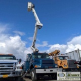 BASKET TRUCK, 1991 INTERNATIONAL 4800, INTERNATIONAL 6CYL DIESEL, AUTOMATIC TRANSMISSION, 4X4, 2001