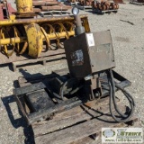 SKIDSTEER ATTACHMENT, HYDROSTATIC DRIVE POST HOLE DIGGER, LOWE MODEL 1200E