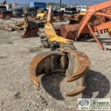 EXCAVATOR ATTACHMENT, HYDRAULIC GRAPPLE. PRENTICE A739
