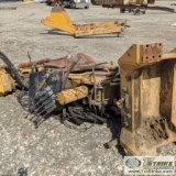 DOZER ATTACHMENT, FIBER OPTIC LINE LAYER, TWO SPOOL CARRIER, LINE GUIDE. FITS CAT D5
