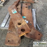1 PALLET. 3EA RIPPER SHANKS