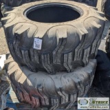 2 EACH. EQUIPMENT TIRES, 17.5L-24
