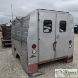 UTILITY BED, 8FT, WITH BOXES AND CANOPY