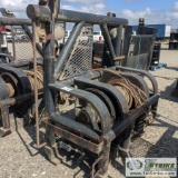 HEAVY HAUL TRUCK WINCH, BRADEN, WITH RACK