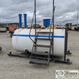 TANK, 500 GALLON, DOUBLE WALLED, SKID MOUNTED, STEEL