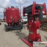 SANDBLASTER, MARCO, TRAILER MOUNTED. WITH SKIDMOUNTED AIRCOOLER