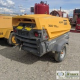 COMPRESSOR, 2014 ATLAS COPCO XS 185 KD-114, 4CYL KUBOTA DIESEL ENGINE, TRAILER MOUNTED