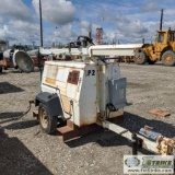 LIGHT PLANT, ALLMAND NIGHT-LITE PRO, 3CYL KUBOTA DIESEL ENGINE, TRAILER MOUNTED