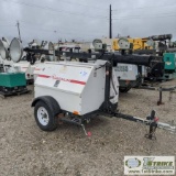 LIGHT PLANT, 2008 MAGNUM MLT4060MMH, 3CYL MITSUBISHI DIESEL, TRAILER MOUNTED