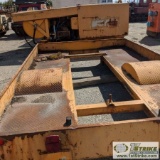 TRUCK BED WITH WATER PUMP, ENGINE, AND TANK, WITH HOSE REEL