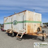 THAW TRAILER, DRYAIR MODEL 2100-0900, 750,000 BTU. WITH KUBOTA GENERATOR, BOILER, HOSE REEL, TANDEM