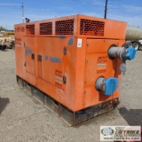 PUMP, GOODWIN SILENCED DRI-PRIME, JOHN DEERE 4CYL DIESEL ENGINE, SKID MOUNTED