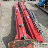 2 POST VEHICLE LIFT. 2004, WHEELTRONIC T11-4081, 11,000 LB CAPACITY