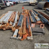 5 PALLETS. PALLET RACKING AND SHELVING COMPONENTS