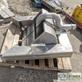 4 PALLETS. 3EA OIL SKIMMER SUCTION TRAYS, 1EA FOLD A TANK