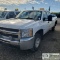 2008 CHEVROLET SILVERADO 2500HD LS, 6.6L DURAMAX DIESEL, 4X4, CREW CAB, LONG BED. WEBASTO HEAT