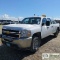 2012 CHEVROLET SILVERADO 2500HD LS, 6.6L DURAMAX DIESEL, 4X4, CREW CAB, LONG BED. WEBASTO HEAT