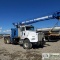 CRANE TRUCK, 1993 KENWORTH T800B, CUMMINS 91N14, MANUAL TRANSMISSION, TANDEM REAR AXLES, 5TH WHEEL P