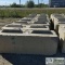 CONCRETE BLOCKS, 10EA APPROXIMATELY 4000LBS EACH.