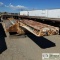 SEMI TRAILER, 1968 FONTAINE EQUIPMENT TRAILER, 25TON, 21FT DECK W/6FT DOVETAIL, TANDEM AXLE, WITH FL