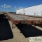 SEMI TRAILER, 1993 TRANSCRAFT FLATBED, 45FT DECK, TANDEM AXLE.