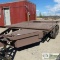 TRAILER, TANDEM AXLE 10FT X 8FT DECK, PINTLE HITCH. NO TITLE