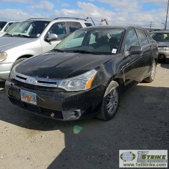 2009 FORD FOCUS, 2.0L GAS, FWD, 4 DOOR. RECONSTRUCTED TITLE