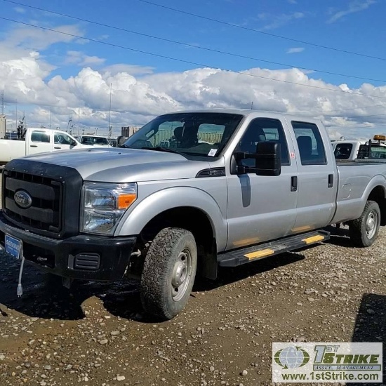 2014 FORD F-250 SUPERDUTY XL, 6.2L GAS, 4X4, CREW CAB, LONG BED