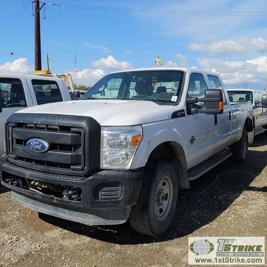 2012 FORD F-350 SUPERDUTY XL, 6.7L POWERSTROKE DIESEL, 4X4, CREW CAB, LONG BED. UNKNOWN MECHANICAL P