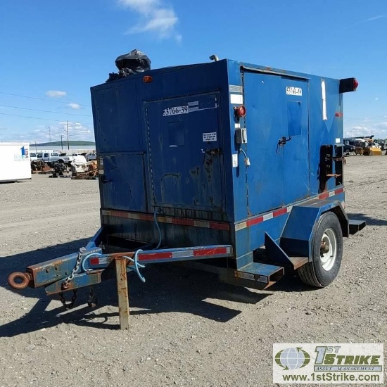 HEATER, TIOGA MODEL IDF 2.5 SCO, 600000BTU, 3CYL KUBOTA DIESEL, TRAILER MOUNTED