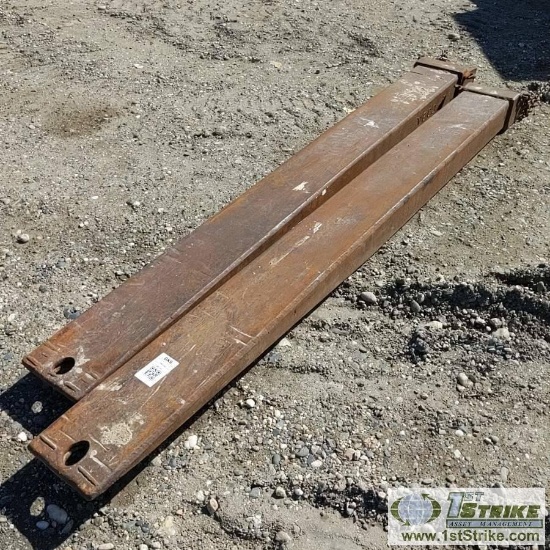 FORK EXTENSIONS, 108IN,8.5IN FORK POCKET.