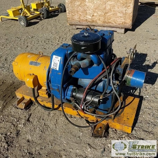 GENERATOR. 5KW, SINGLE PHASE, 2CYL LISTER DIESEL