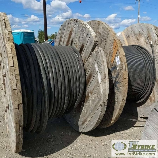 2 SPOOLS. ELECTRICAL CABLE, INCLUDING: 1SPOOL OKONITE 6 1PR, 14AWG, MC-HL, APPROX 342FT, 1SPOOL OKON