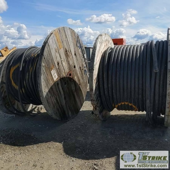 2 SPOOLS. ELECTRICAL CABLE, INCLUDING: 1SPOOL OKONITE 6, 24 PAIR 18AWG, APPROX 150FT, 1SPOOL OKONITE