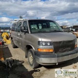 2008 CHEVROLET EXPRESS VAN, 6.6L DURAMAX DIESEL, QUIGLEY 4X4, 5 PASSENGER. UNKNOWN MECHANICAL PROBLE