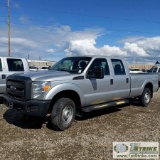 2014 FORD F-250 SUPERDUTY XL, 6.2L GAS, 4X4, CREW CAB, LONG BED