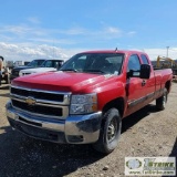 2007 CHEVROLET SILVERADO 2500HD LT, 6.0L VORTEC GAS, 4X4, EXTENDED CAB, LONG BED